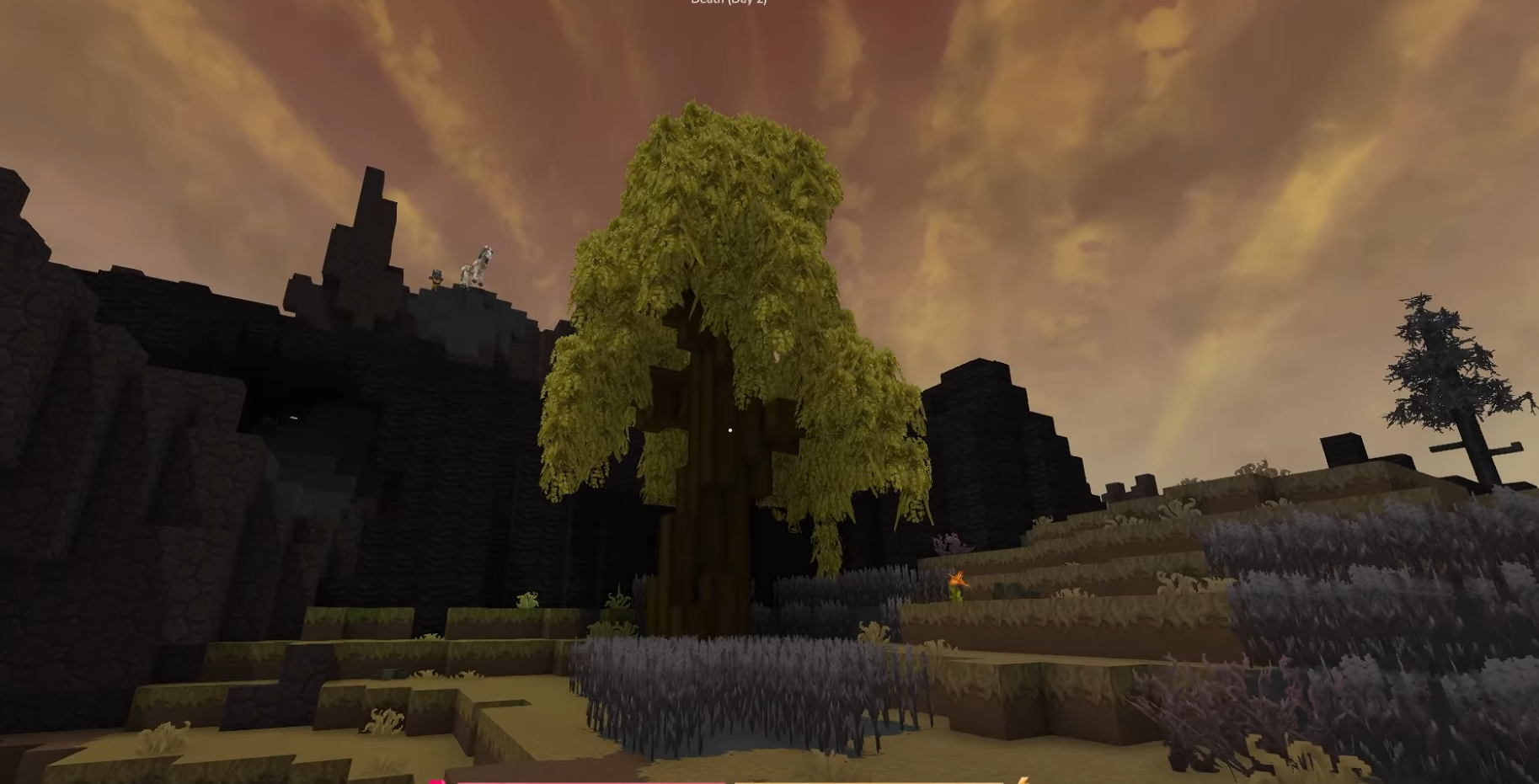 Árbol de Madera Dorada en Hytale