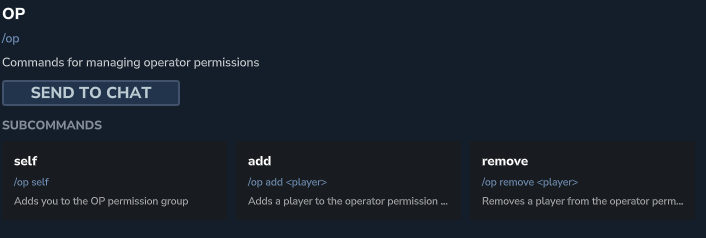 Comando OP en Hytale