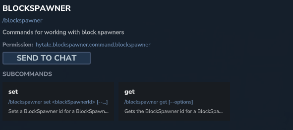 Configuración de un bloque generador de entidades