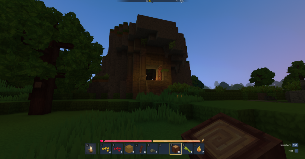 Paisaje inicial de Hytale